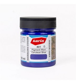 Karin Ebru Boyası 401 Pigment Mavi 105ml 301122