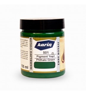 Karin Ebru Boyası 501 Pigment Yeşil 105ml 281122