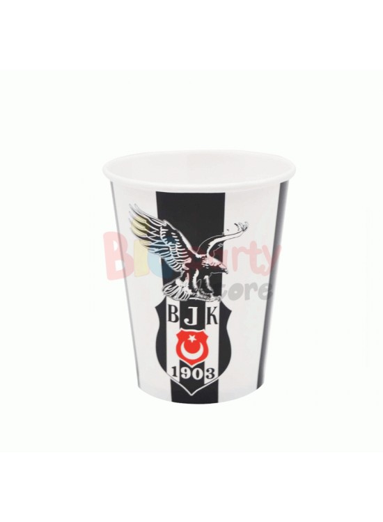 Karton Bardak Beşiktaş Lisanslı 8oz 8 Li Karton Bardak Beşiktaş Lisanslı 8oz 8 Li