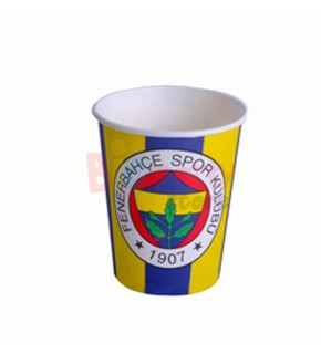 Karton Bardak Fenerbahçe Lisanslı 8oz 8 Li