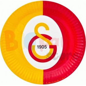 Karton Tabak Galatasaray Lisanslı 23cm 8 Li