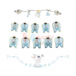 Karton Yazı Fişim Çıktı Varaklı Banner