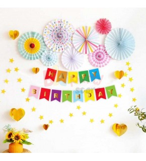 Karton Yazı Lüks Happy Birthday