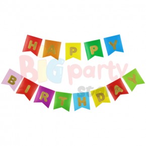 Karton Yazı Lüks Happy Birthday