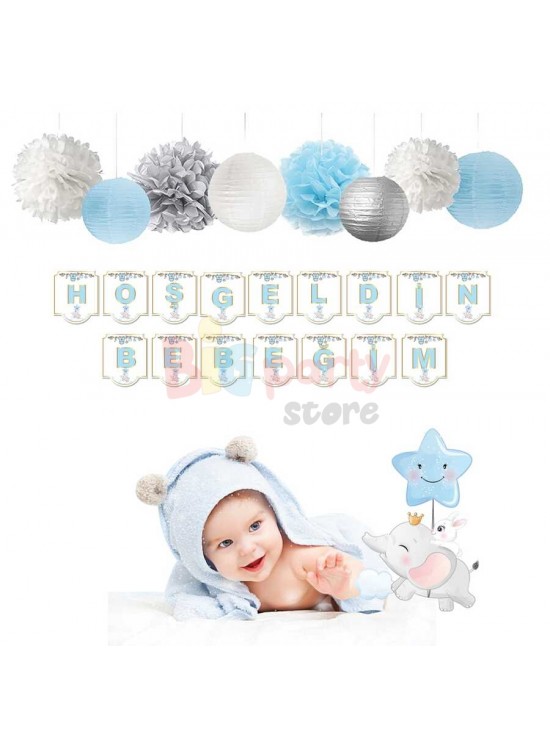 Karton Yazı Lüks Hoşgeldin Bebeğim Varaklı Karton Yazı Lüks Hoşgeldin Bebeğim Varaklı