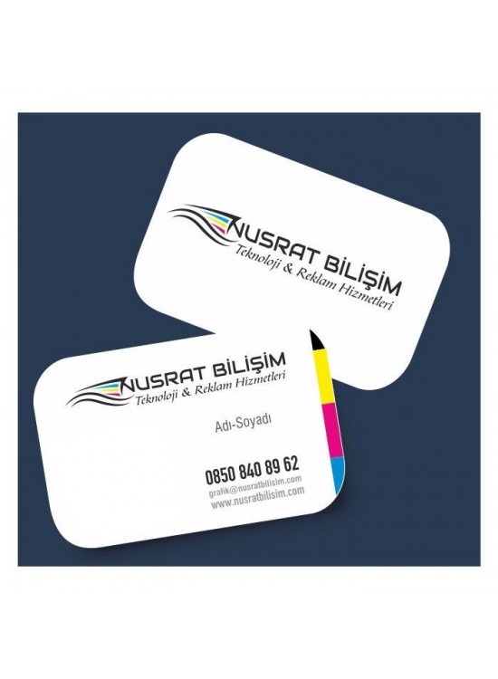 Kartvizit 350 gr Mat Kuşe Çift Yüz 4 Renk Mat Selefonlu Kabartma Laklı Oval Kesim 8,3x5,1 cm 1.000 Adet Kartvizit 350 gr Mat Kuşe Çift Yüz 4 Renk Mat Selefonlu Kabartma Laklı Oval Kesim 8,3x5,1 cm 1.000 Adet
