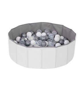 Katlanır Oyun Alanı 7cm Toplu 100 Lü Ekru