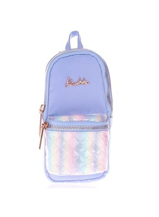 Kaukko Kalem Çantası Brıght Junıor Bag Kapitone-Floral Mavi K2465