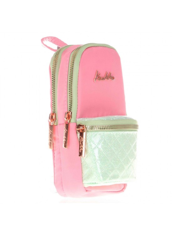 Kaukko Kalem Çantası Brıght Junıor Bag Kapitone-Rose K2466