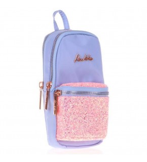 Kaukko Kalem Çantası Brıght Junıor Bag Taşlı-Floral Mavi K2468