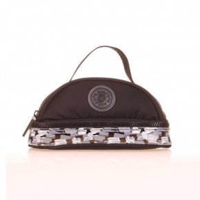 Kaukko Kalem Çantası Crescent Amazıng Stone Black K2639