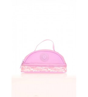 Kaukko Kalem Çantası Crescent Amazıng Stone Pınk K2641