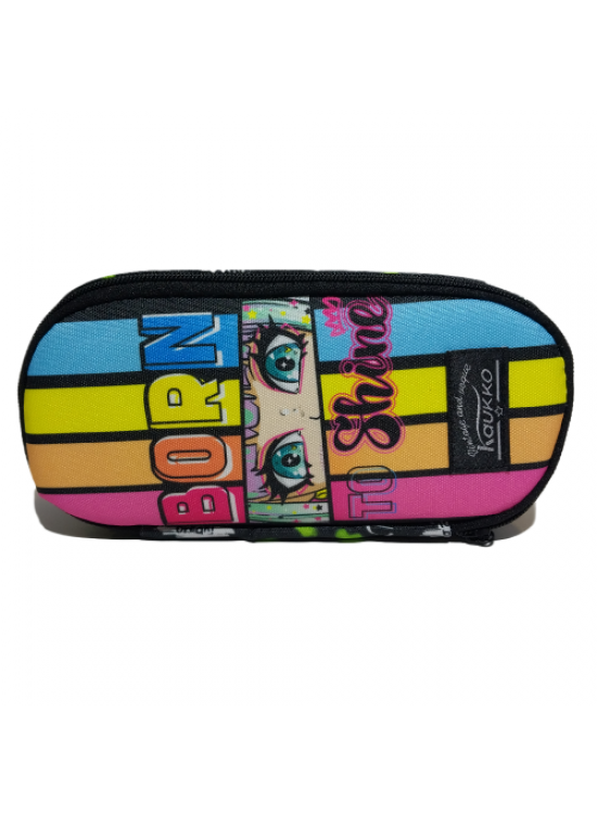 Kaukko Kalem Çantası Nature Özel Bölmeli Born Shıne K2660 Kaukko Kalem Çantası Nature Özel Bölmeli Born Shıne K2660