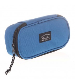 Kaukko Kalem Çantası Özel Bölmeli Çivit K2363