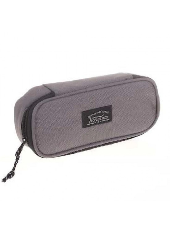 Kaukko Kalem Çantası Özel Bölmeli Gri K2364 Kaukko Kalem Çantası Özel Bölmeli Gri K2364