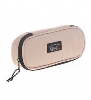 Kaukko Kalem Çantası Özel Bölmeli Krem K2370