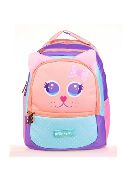 Kaukko Kıds Sırt Çantası (cute Face Cat) Kaukko Kıds Sırt Çantası (cute Face Cat)