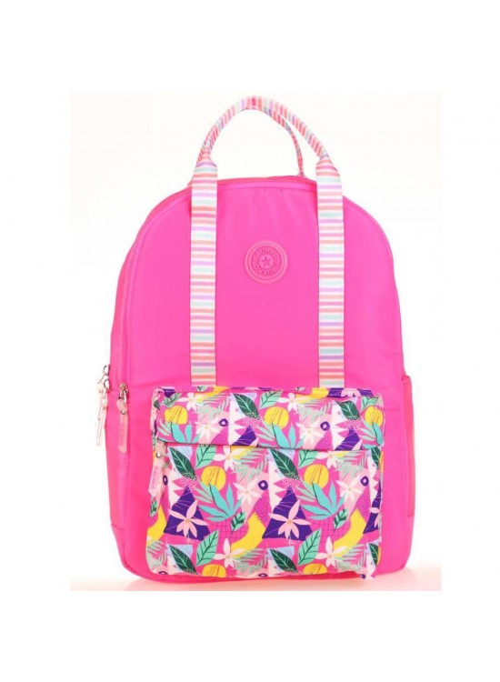 Kaukko Sırt Çantası Double Strıpe Pink K1762 Kaukko Sırt Çantası Double Strıpe Pink K1762