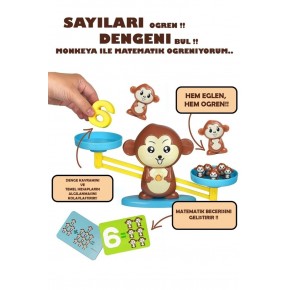 Kayyum Oyuncak Eğitici Oyun Denge Maymunu 2321