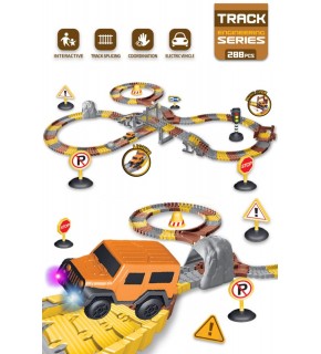 Kayyum Oyuncak İnşaat Tracks Yol Set 288 Parça