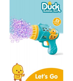 Kayyum Oyuncak Ördekli Pilli Köpük Tabancası Mavi