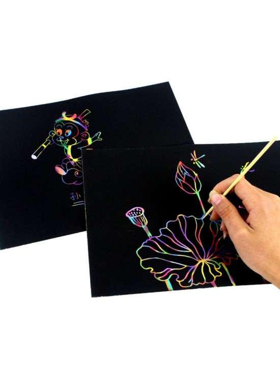 Kazıma Kağıdı A4 10 Lu