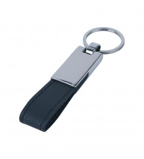 KAZOVA SİYAH METAL - DERİ ANAHTARLIK