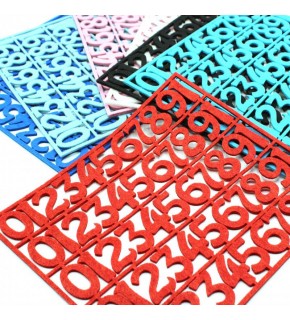 Keçe Rakam 22x32 10 lu 34419