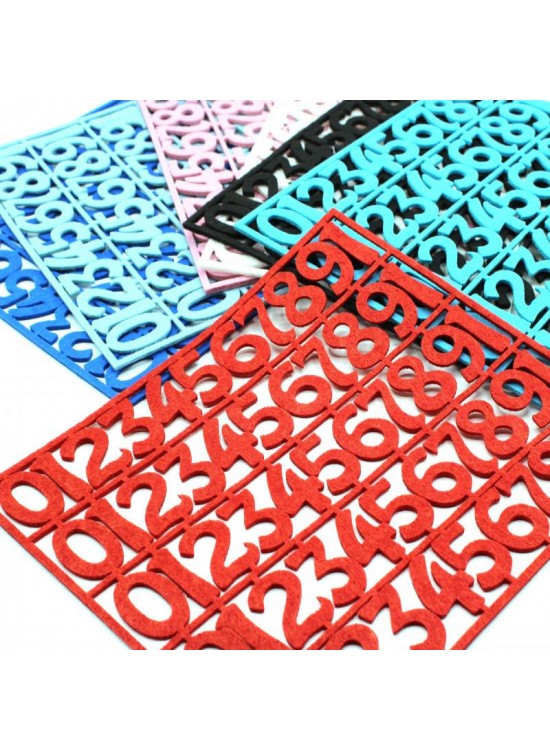 Keçe Rakam 22x32 10 lu 34419