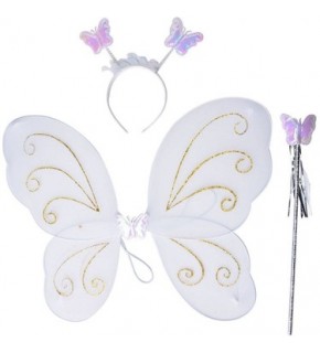 Kelebek Kanadı Beyaz Taçlı Asalı