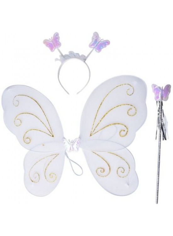 Kelebek Kanadı Beyaz Taçlı Asalı