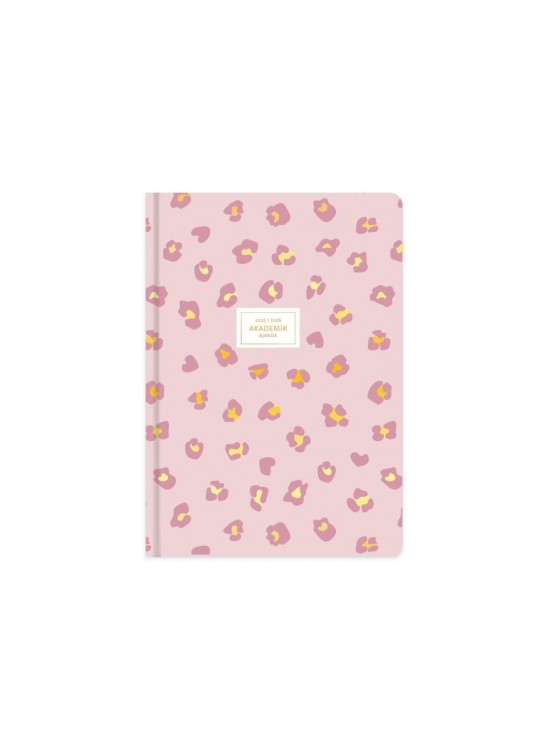 Keskin Color Ciltli Akademik Ajanda Pembe Leopar 17x24