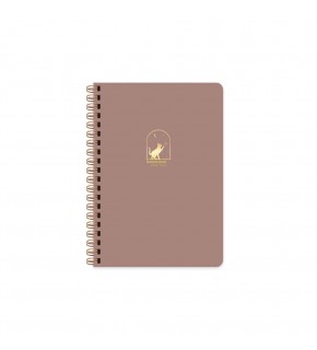 Keskin Color Spiralli Akademik Ajanda Mocha 17x24