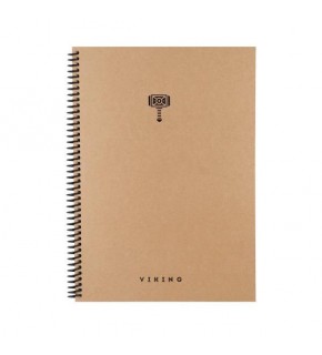 Keskin Color Spiralli Sert Kapak La Plume Viking 17x24 100 YP Kareli