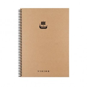 Keskin Color Spiralli Sert Kapak La Plume Viking 17x24 100 YP Kareli