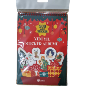 Keskin A5 16 Yaprak Yılbaşı Sticker Albümü