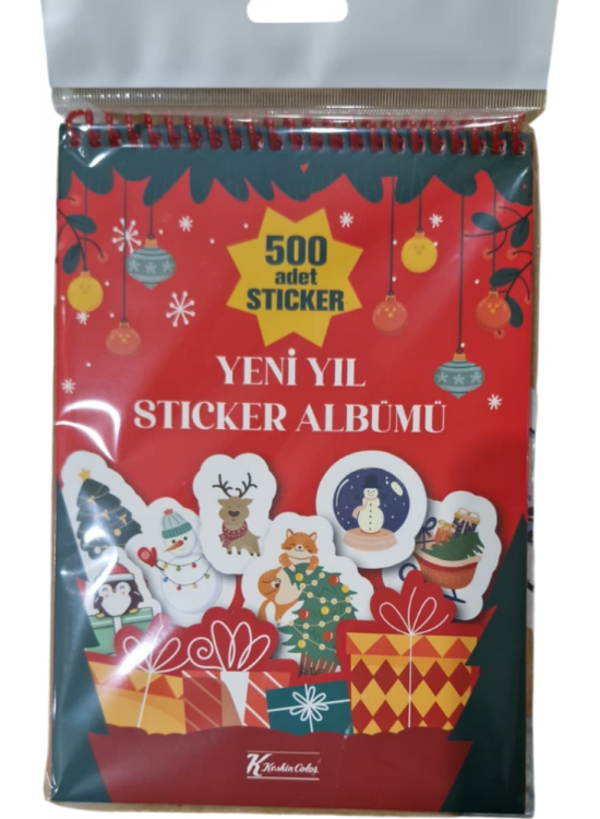 Keskin A5 16 Yaprak Yılbaşı Sticker Albümü