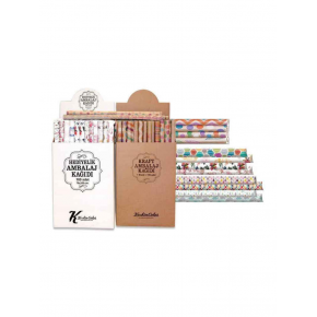 Keskin Color Ambalaj Kağıdı Tekli Rulo Floral 70x100 (1 Adet)