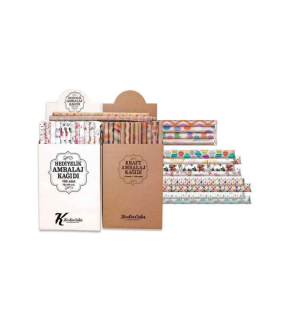 Keskin Color Ambalaj Kağıdı Tekli Rulo Floral 70x100 (1 Adet)