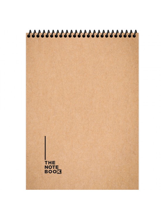 Keskin Color Bloknot Spiralli Sert Kapak Kraft A4 80 YP Çiz.