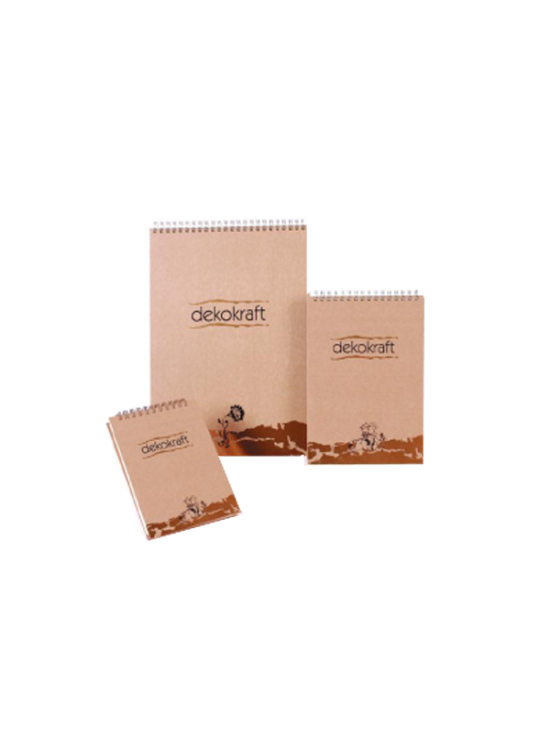 Keskin Color Bloknot Dekokraft Spiralli Çizgili A4 100 YP 144001-99