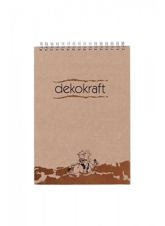 Keskin Color Bloknot Dekokraft Spiralli A4 100 YP Düz 144000-99