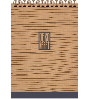 Keskin Color Bloknot Dekokraft Spiralli A6 80 YP Düz 144200-99