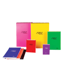 Keskin Color Bloknot Free Office Spiralli Çizgili 80 Yaprak A6 145201-99 (1 Adet)