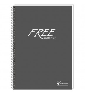 Keskin Color Bloknot Free Office Üst Spiralli A7 42 YP Çizgi