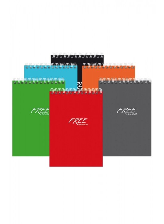 Keskin Color Bloknot Spiralli Free Office A5 80 Yp.kare