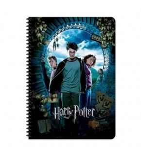 Keskin Color Bloknot Spiralli Harry Potter A6 80 YP Çizgili 140400-07