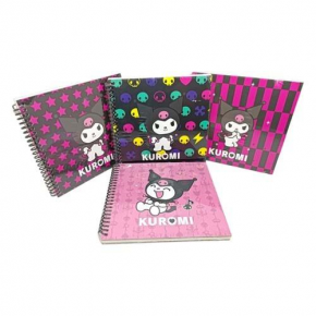 Keskin Color Bloknot Spiralli Kuromi A6 80 Yaprak Çizgili 140400-12 (1 Adet)