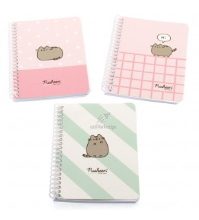 Keskin Color Bloknot Spiralli Pusheen A6 80 YP Çizgili 140400-10