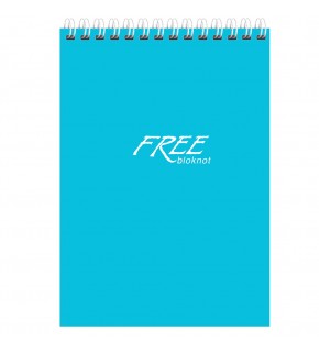 Keskin Color Bloknot Spiralli Free Office A4 80 YP Düz